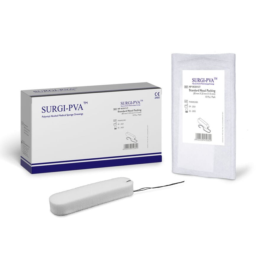 SURGI PVA Standard Nasal Packing with Pull String/Thread Aegis