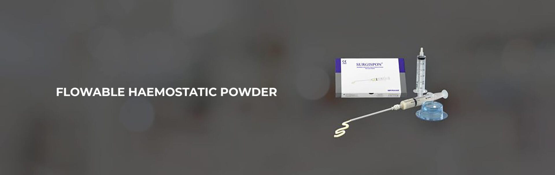 Flowable haemostatic powder