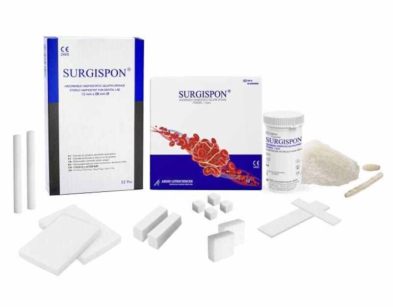 SURGISPON absorbable gelatin sponge nasal pack for ENT surgery haemostasis