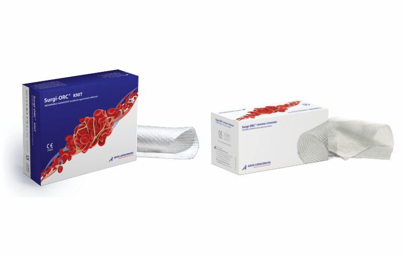 Surgi-ORC oxidized regenerated cellulose absorbable haemostat for surgical haemostasis and suturing support