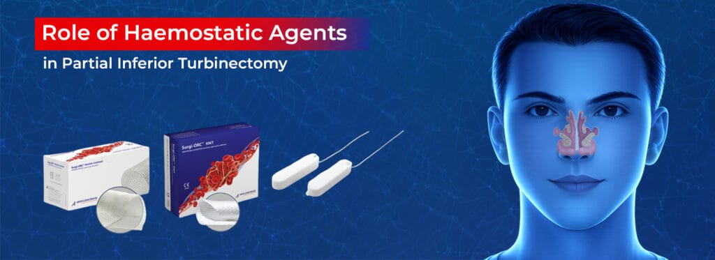 Haemostatic agents in partial inferior turbinectomy
